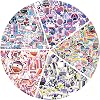 300PCS Pride Stickers Pride Accessories, LGBT Stickers Rainbow Sticker for LGBT Accessories LGBTQ Gifts, Rainbow Decorations for Bicycle Car Sticker Skateboard Stickers