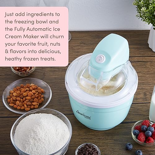 Miniatura 4 de Americana Collection Elite EIM520M - Máquina de helado automática y eléctrica, fácil de usar, 1cuarto de galón, para yogur congelado, sorbete,