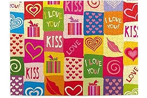 Red Love Heart Valentine's Day Jigsaw Puzzle: A Heartfelt Romantic Delight