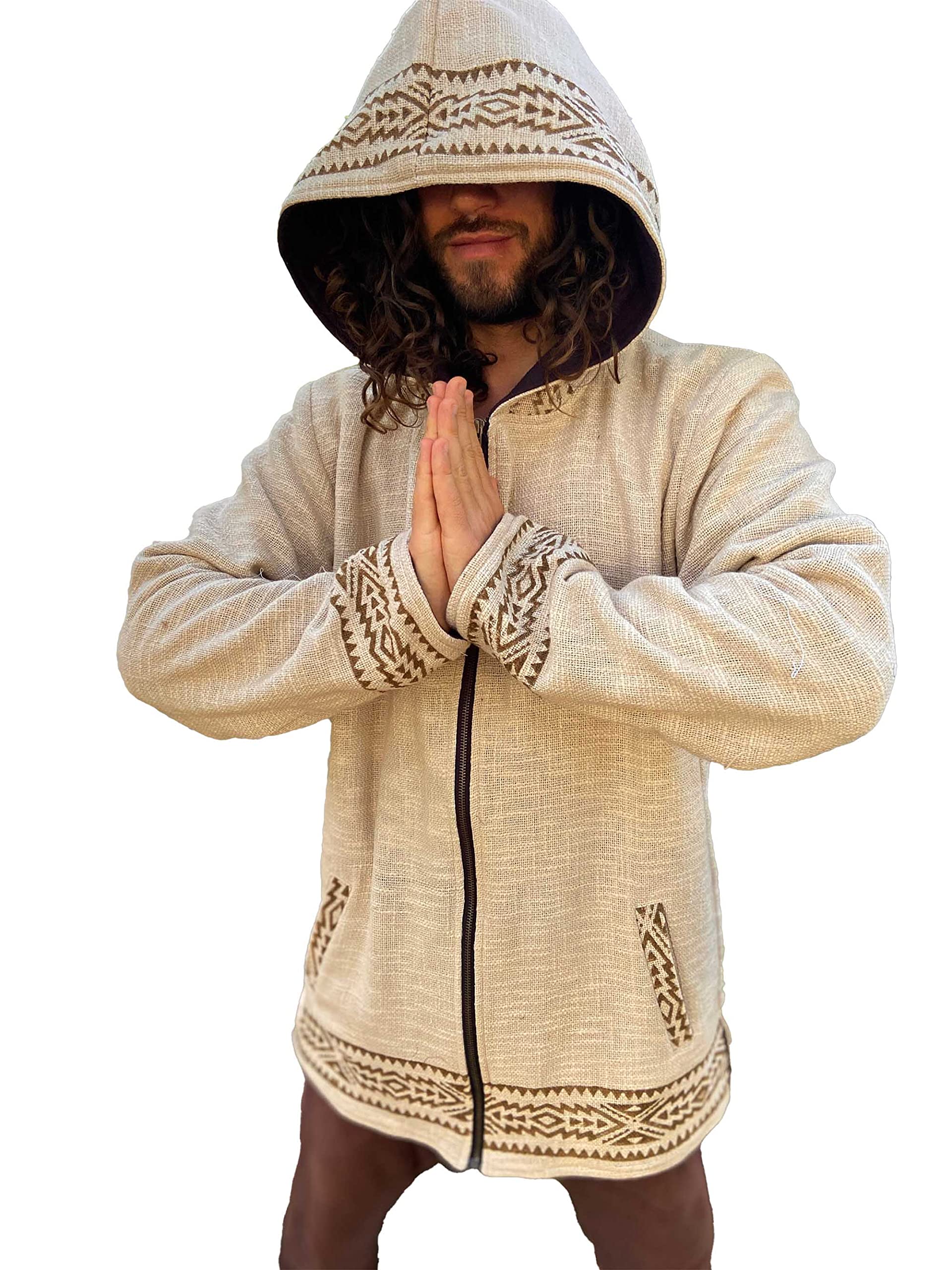anuke Hooded Coat 36 ベージュ　todayful AJJAYA AMAGUK Beige Hooded Mens Fleece Jacket Hoodie Jumper Large