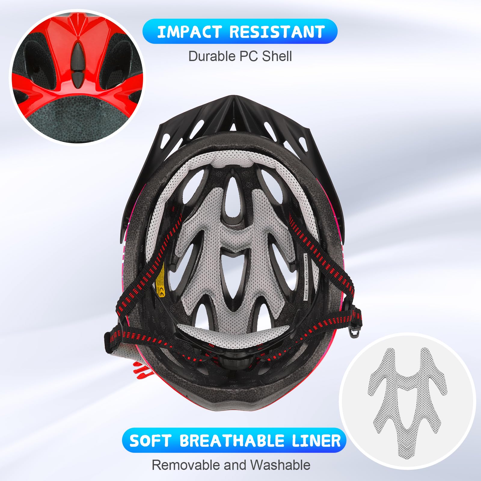 Casque Vélo Enfant Filles Garçons 3-14 Ans Réglable 50-58 cm Cyclisme Roller Skateboard Scooter