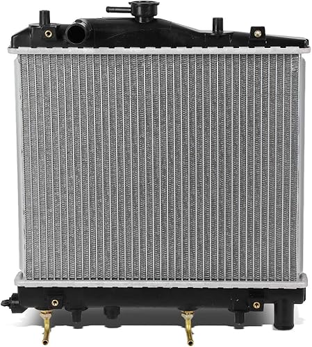 Miniatura 44 de DNA Motoring OEM-RA-1452 Radiador de núcleo de aluminio de 1 fila estilo OE compatible con 85-96 F150 / F250 / F350 MT/AT, 27-1/2 pulgadas de ancho