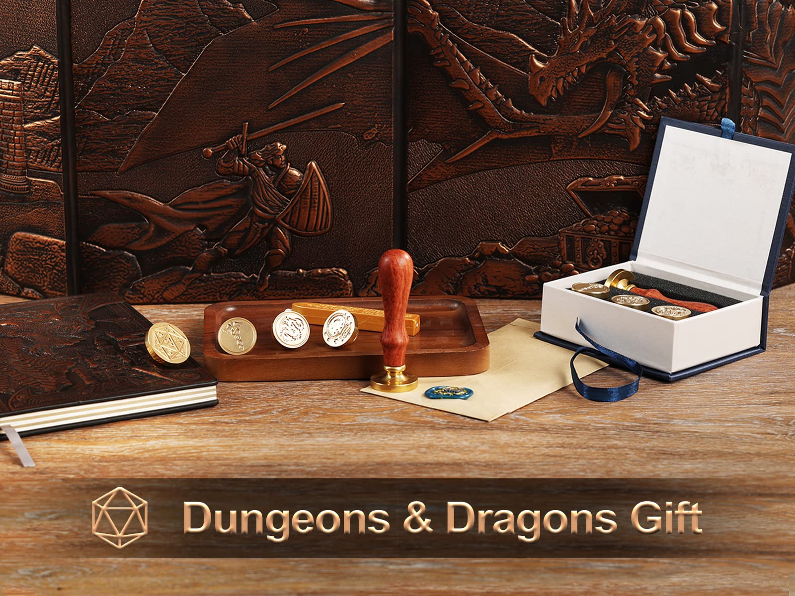 DND - Juego de sellos de cera para mazmorras y dragones