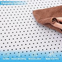 Vista 4 de Art3d Acoustic Drop Ceiling Tiles 24x48 10-Pack, Soundproof Panels 2x4ft for Wall Coverings, White