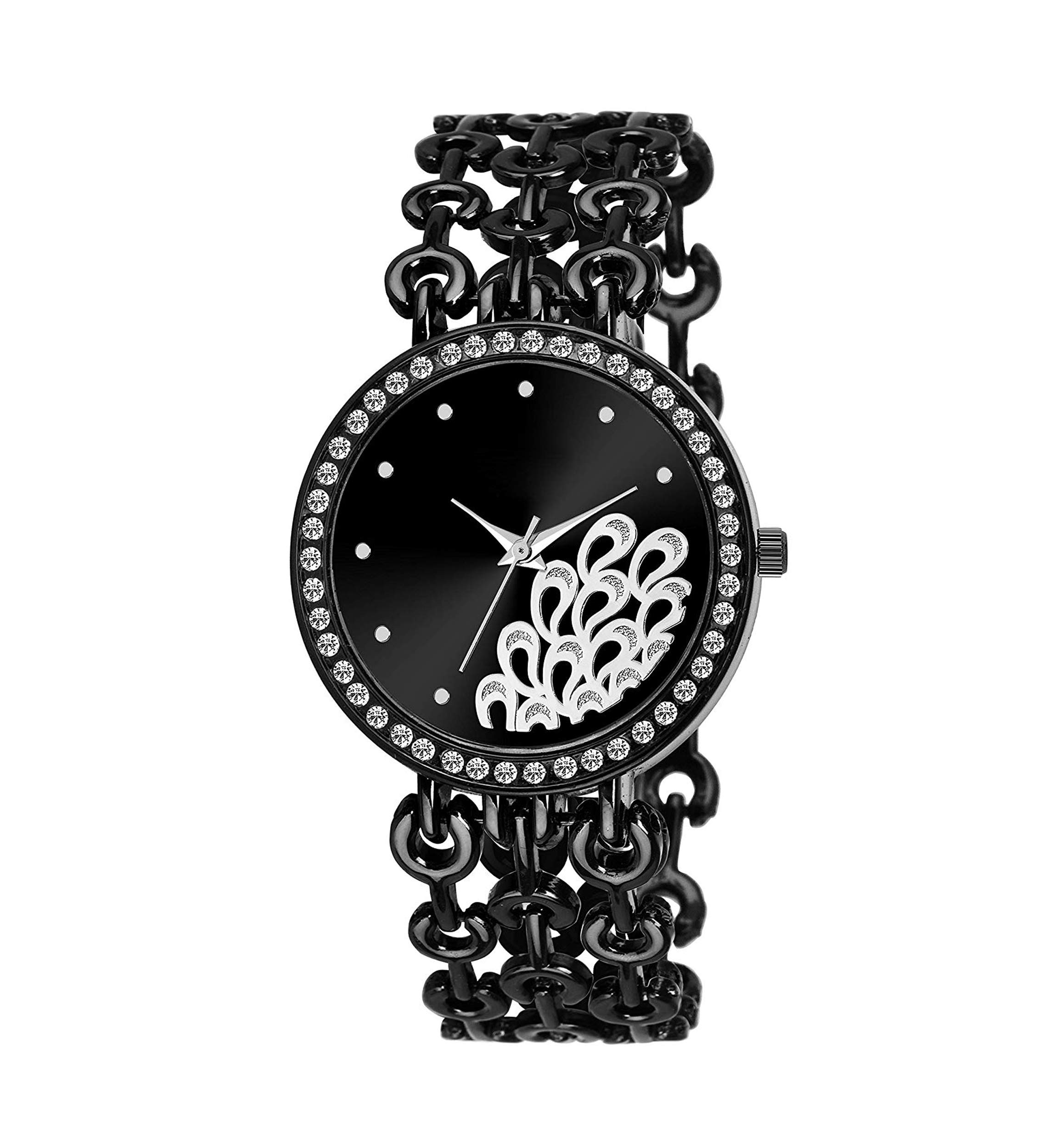 HORCHIS Black New Watches Chain Collection for Women (B08BG39JHN) Amazon Price History, Amazon Price Tracker