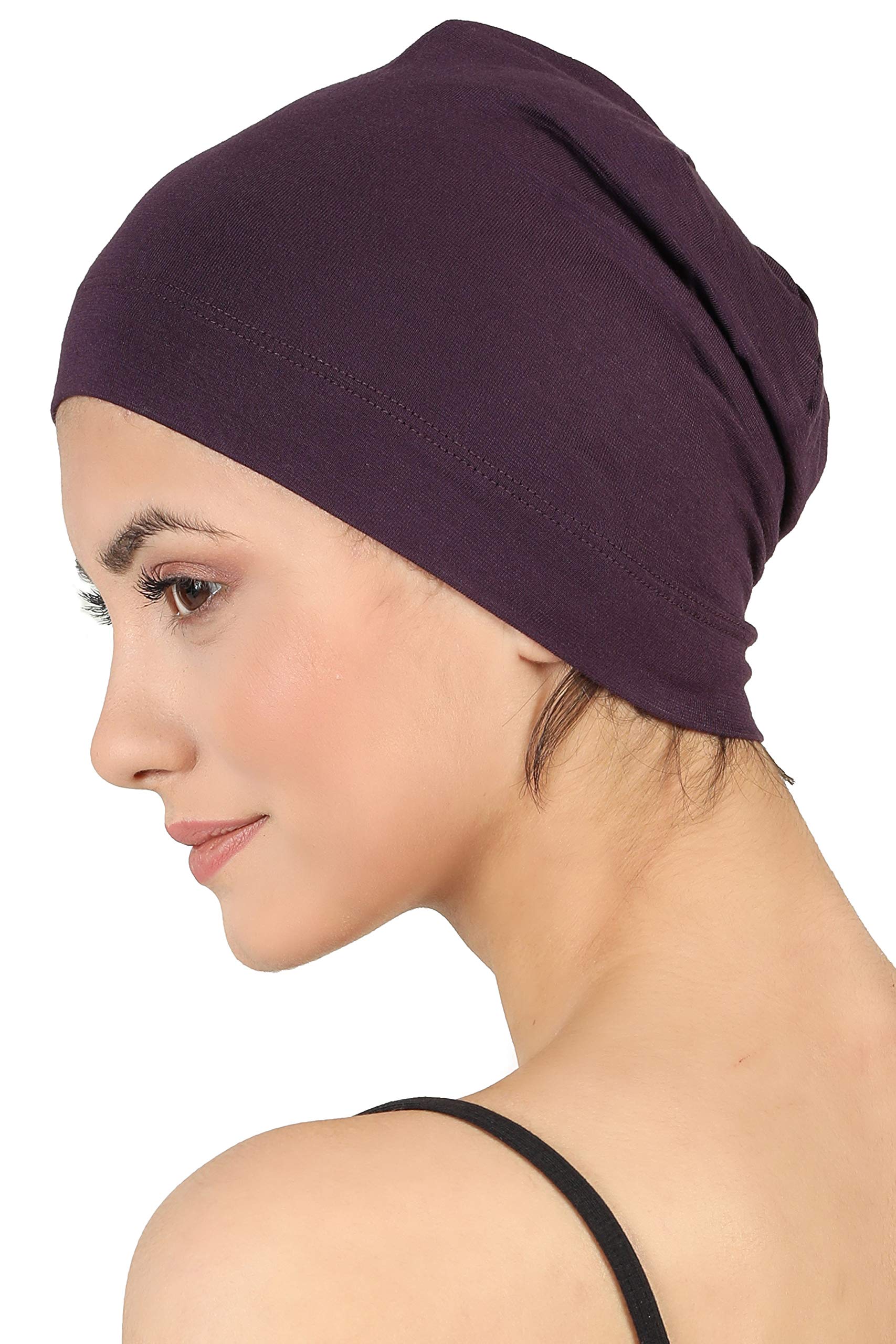 Deresina Bamboo Chemo Headwear for Women & Men – Ultra-Soft, Lightweight, Breathable Sleep Cap, Alopecia and Hair Loss Beanie