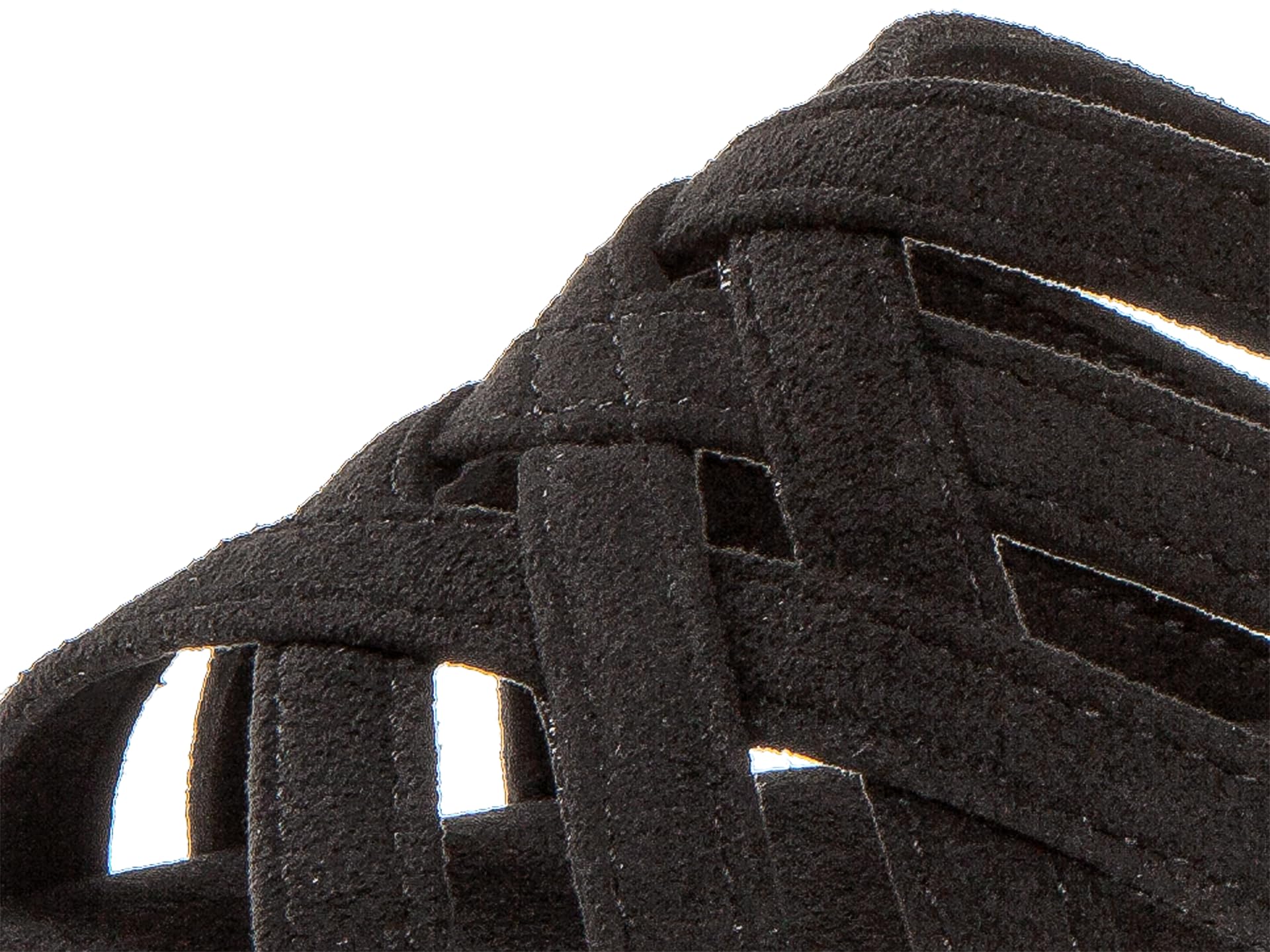 Diamant Damen Tanzschuhe 008-077-335 - Mikrofaser Schwarz - Normal - 5 cm Flare - Made in Germany
