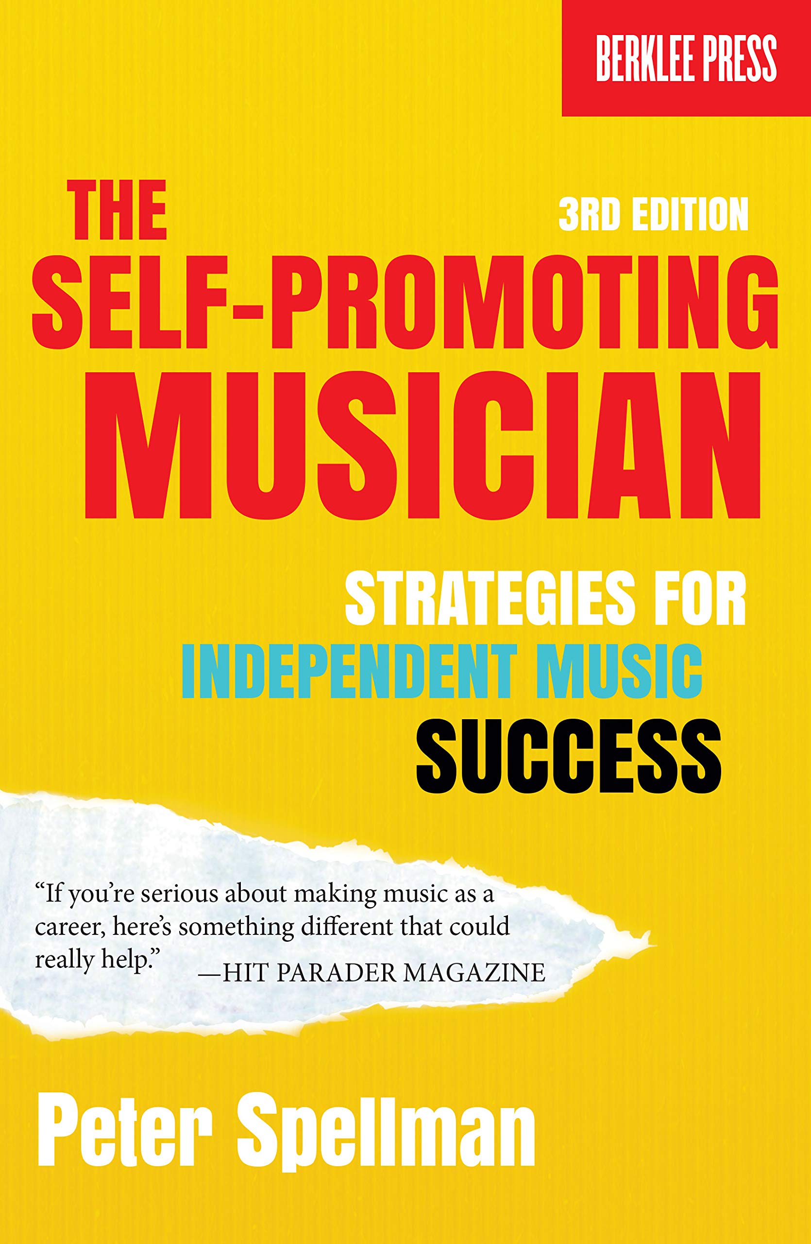 Livre sur la musique The Self-Promoting Musician guide marketing de l'artiste