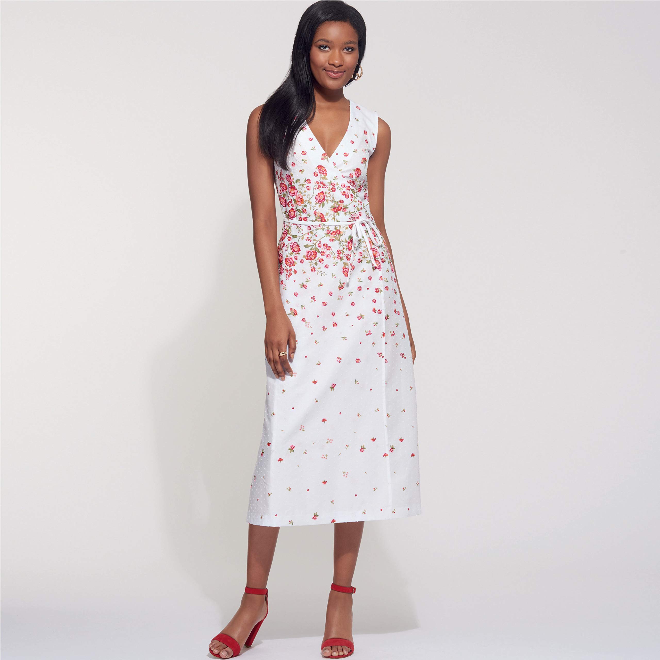 Robe pour femme sur mesure grâce au patron New Look 6600 ajusté