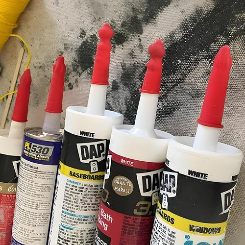 Miniatura 4 de GEMLORD 40 tapas de sellado para tubos de calafateo para sellar y preservar el tubo de calafateo abierto, rojo