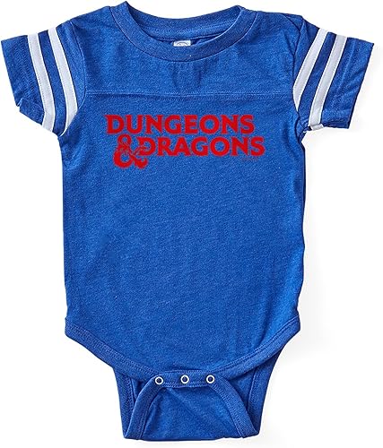 CafePress Body de fútbol infantil con logotipo rojo de Dungeons and Dragons