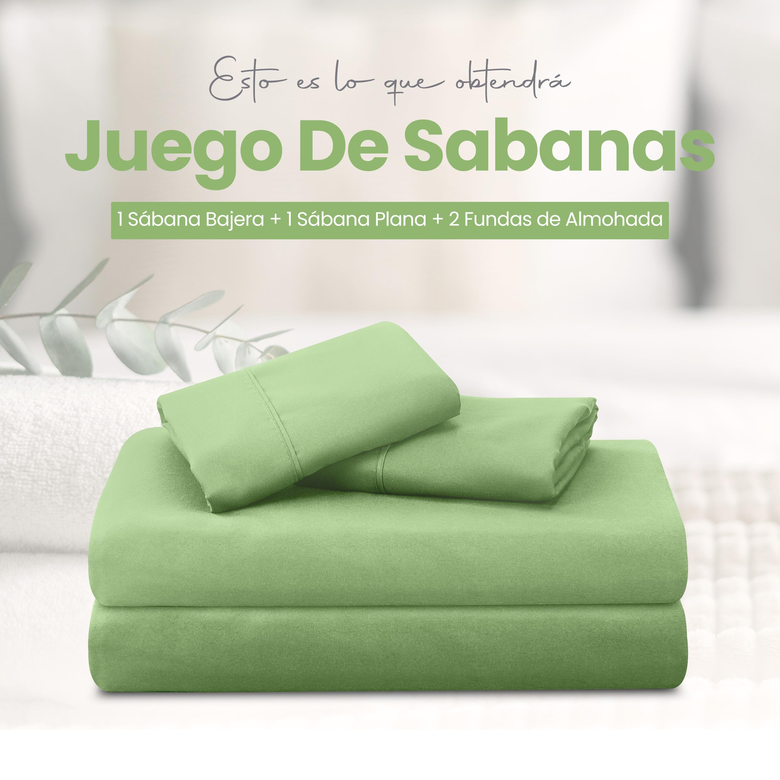 Utopia Bedding Juego de Sabanas 4 Piezas 135x190 - Poliéster Microfibra Cepillada - Oeko-Tex Certificado - Sábana Bajera, Sábana Plana y 2 Fundas de Almohada 50x75 (Cama 135, Gris) — view 68