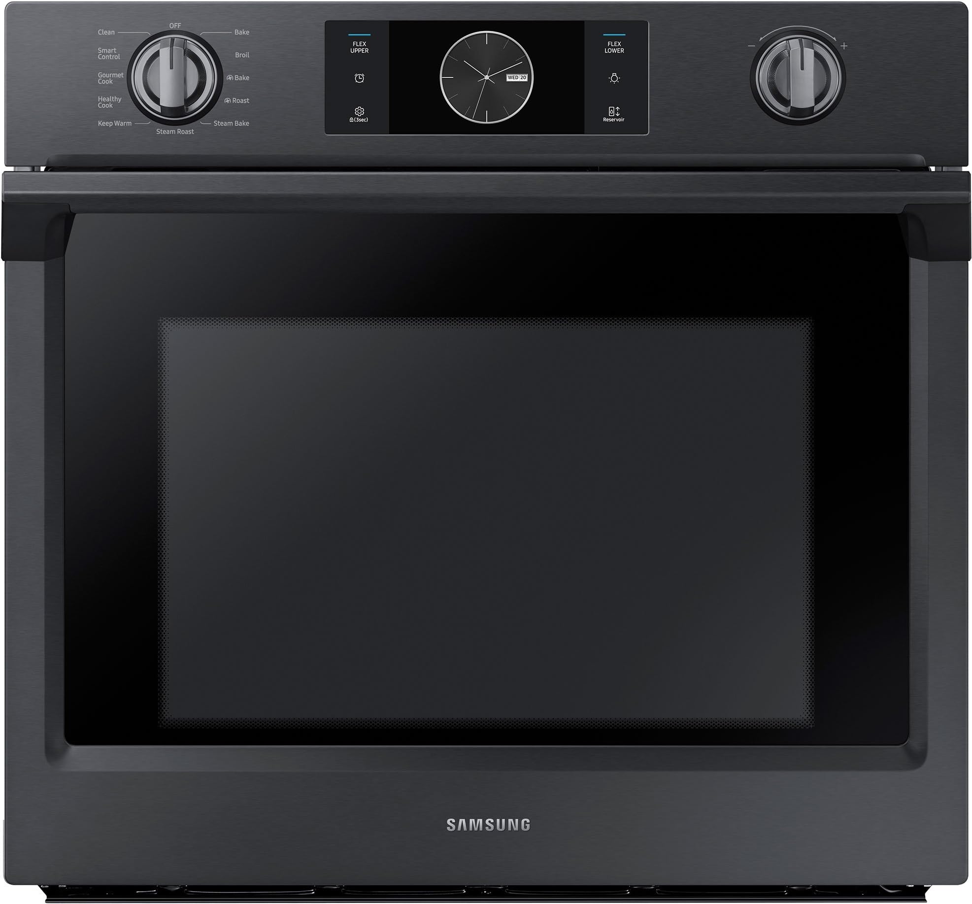 Appliance NV51K7770SG 30" 5.1 cu. ft. Total Capacity Electric Single Wall Oven with Top Broiler, in Black Stainless Steel