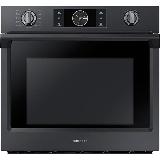 Samsung Appliance NV51K7770SG 30" 5.1 cu. ft. Total Capacity Electric Single Wall Oven with Top Broiler, in Black Stainless Steel