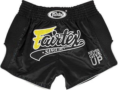 Fairtex Pantalones cortos de boxeo Muay Thai de corte delgado
