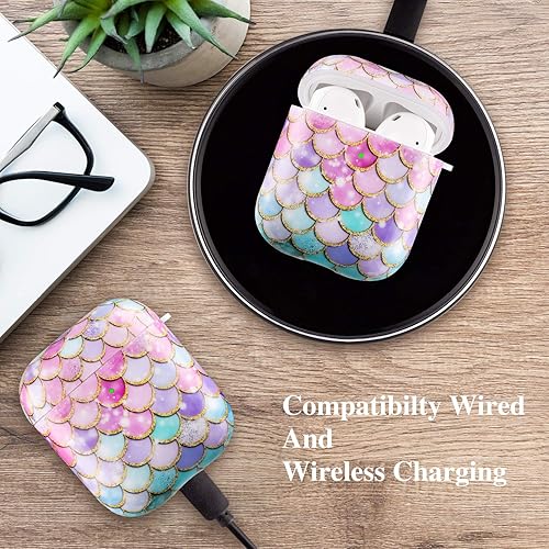 Miniatura 3 de Funda para Airpod para mujer, funda para Airpod con funda protectora duradera de TPU, funda de Airpods 2 y 1 para niñas y niños, a prueba de golpes