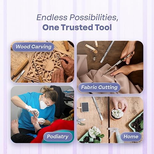 Miniatura 5 de MyMed Stainless Steel 10R Blades Dermaplaning 10R Pack of 100 Dermaplaning Blades 10r, Size 10r Scalpel Blades, Dermablade Dermaplane Blades 10r