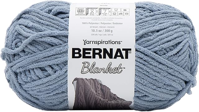 Bernat Blanket 300g - Grey Blue