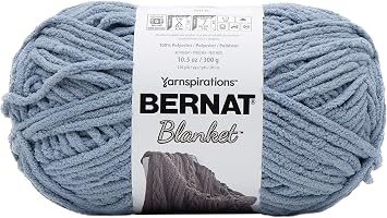 BERNAT BLANKET BB, GRAY BLUE