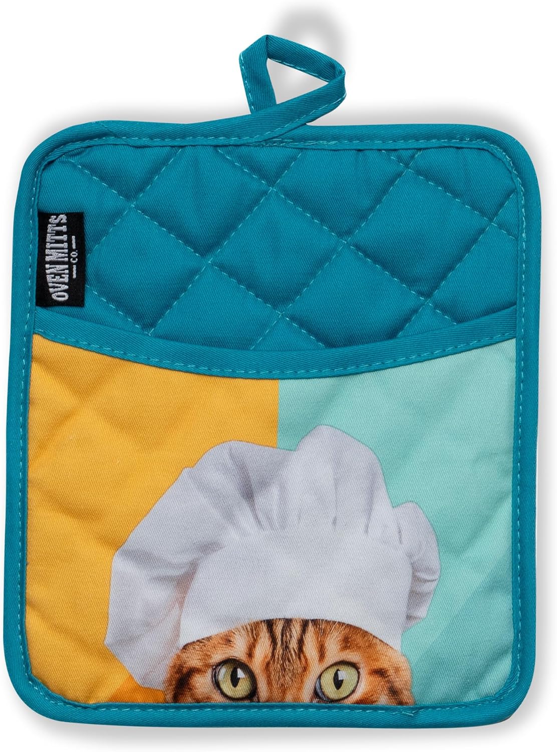Cat Hair Oven Mitts & Potholder Set with Secret Ingredient by Oven Mitts Co.