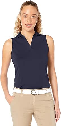 PGA TOUR Women's Airflux Sleeveless Golf Polo Shirt