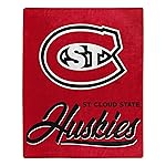 Northwest NCAA St. Cloud State Huskies Unisex-Adult Raschel Throw Blanket, 50 x 60, Signature
