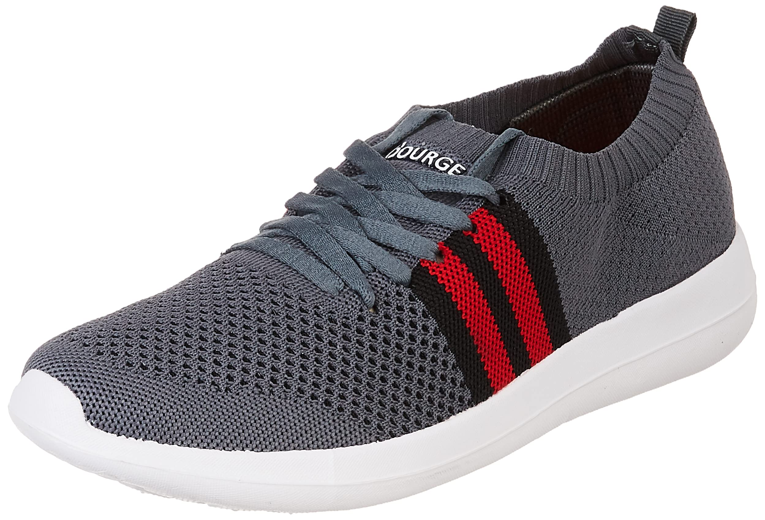 Bourge Mens Loire-131 Grey and Black Running Shoes - 6 UK (40 EU) (7 US) (Loire-131-06) (B07RVLY9GG) Amazon Price History, Amazon Price Tracker