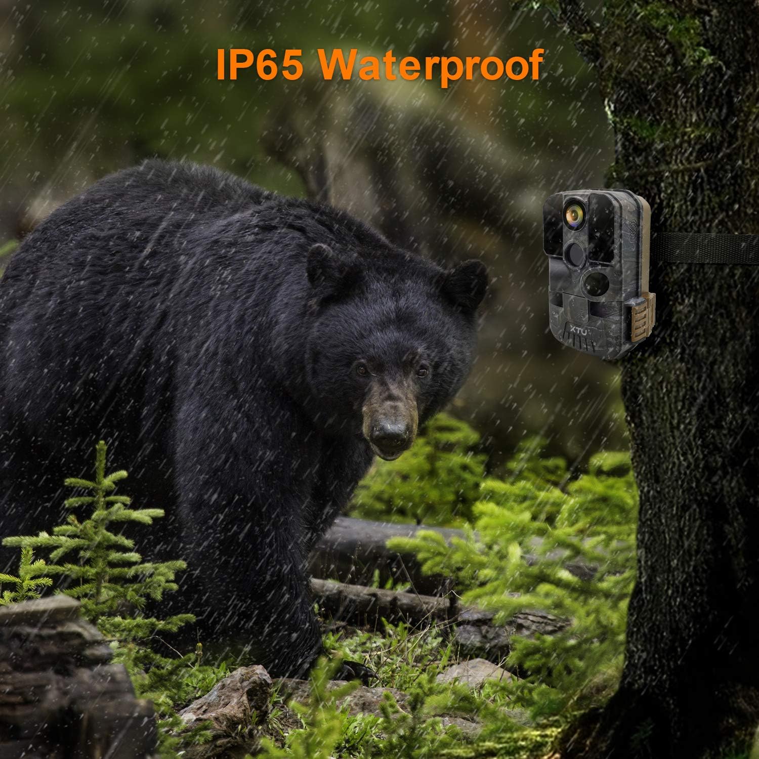 80% оƒƒ Dіѕсоunt Trail Camera, XTU Game Hunting Camera with 24MP 1080P Full HD, Night Vision, Motion Activated for Wildlife Monitoring, Garden, Yard, Home Security, 32GB SD Card Included