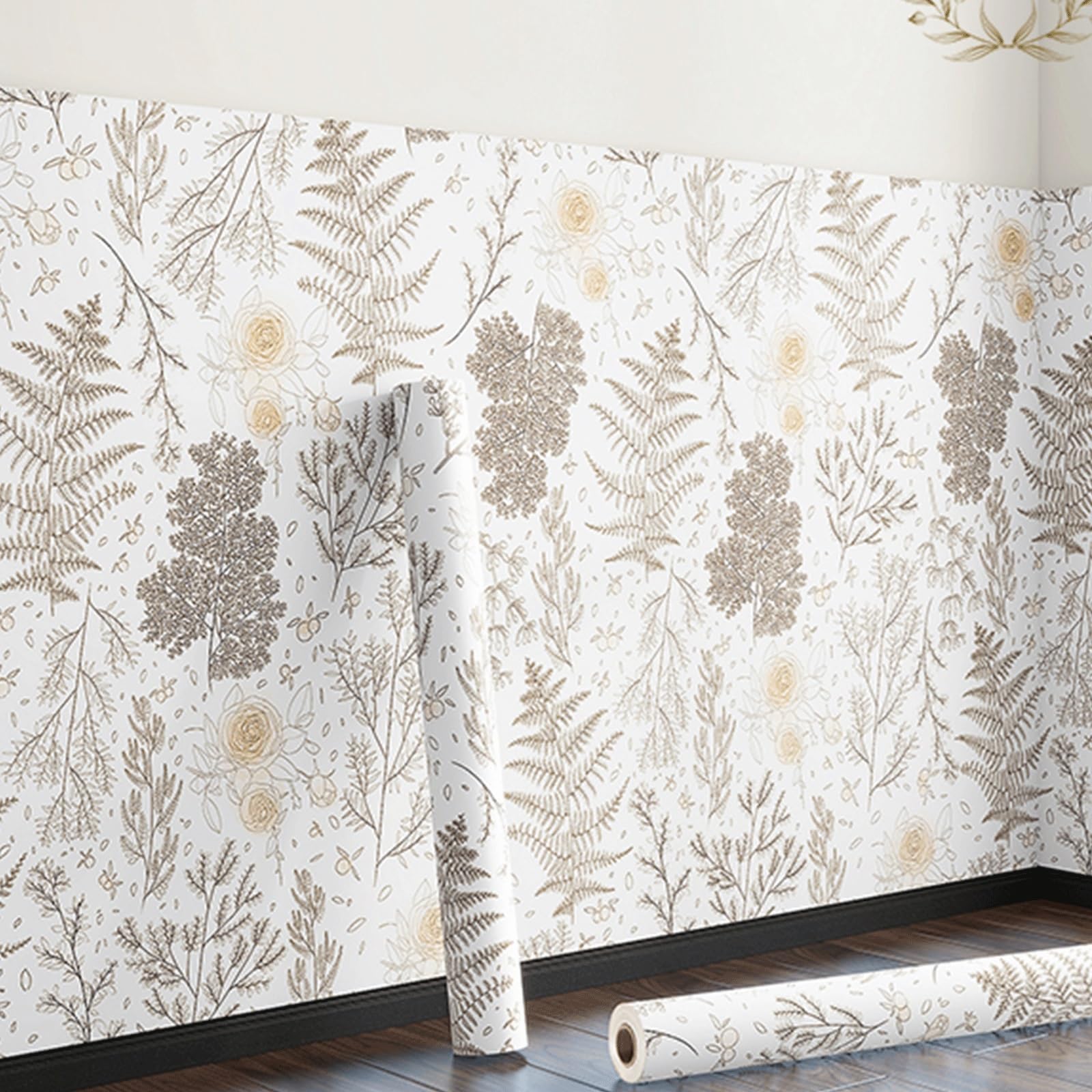 Papier peint autocollant amovible D 80cm*5m pour relooker une salle de bain ou des armoires