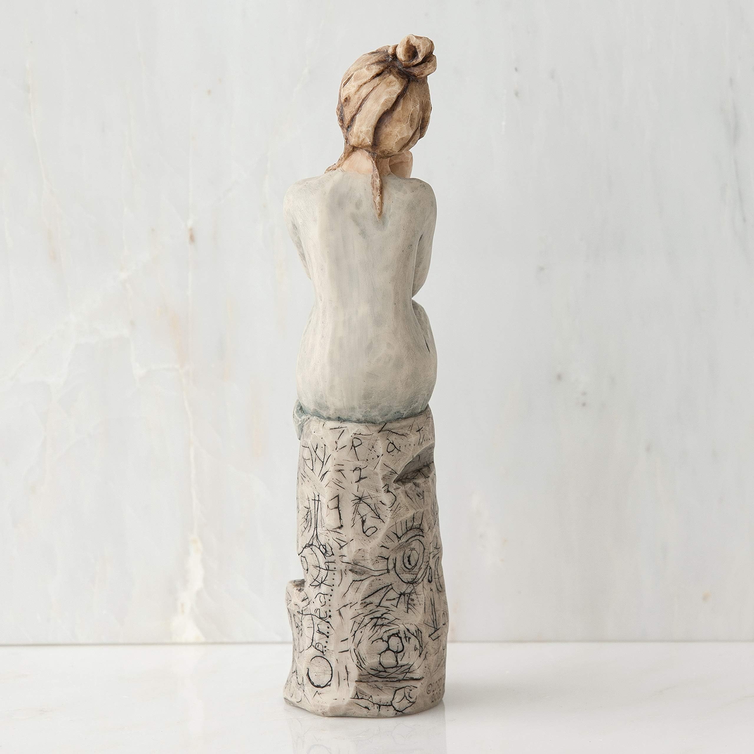 Figura de mujer sentada, Willow Tree, Home Deco, Enesco