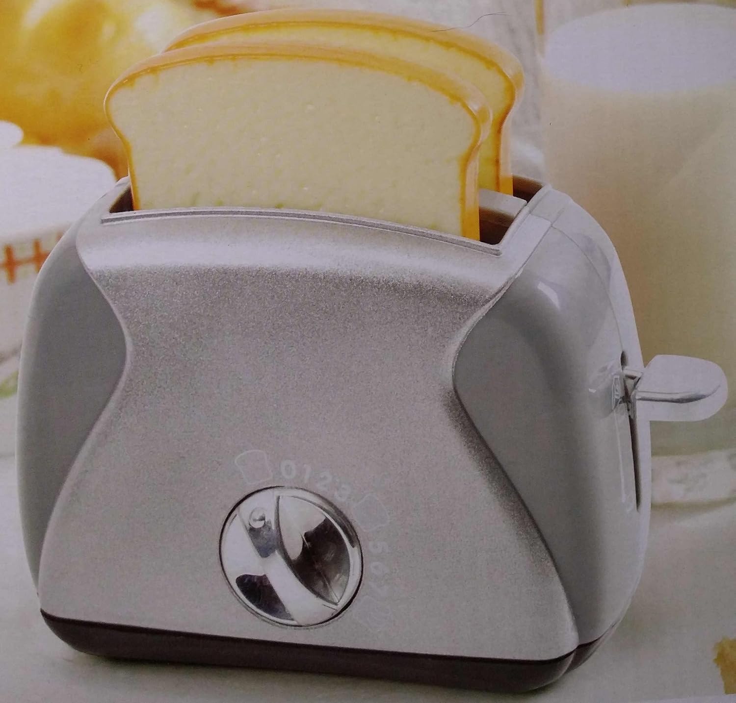 PlayGo pretend toaster with two slices of toast inserted