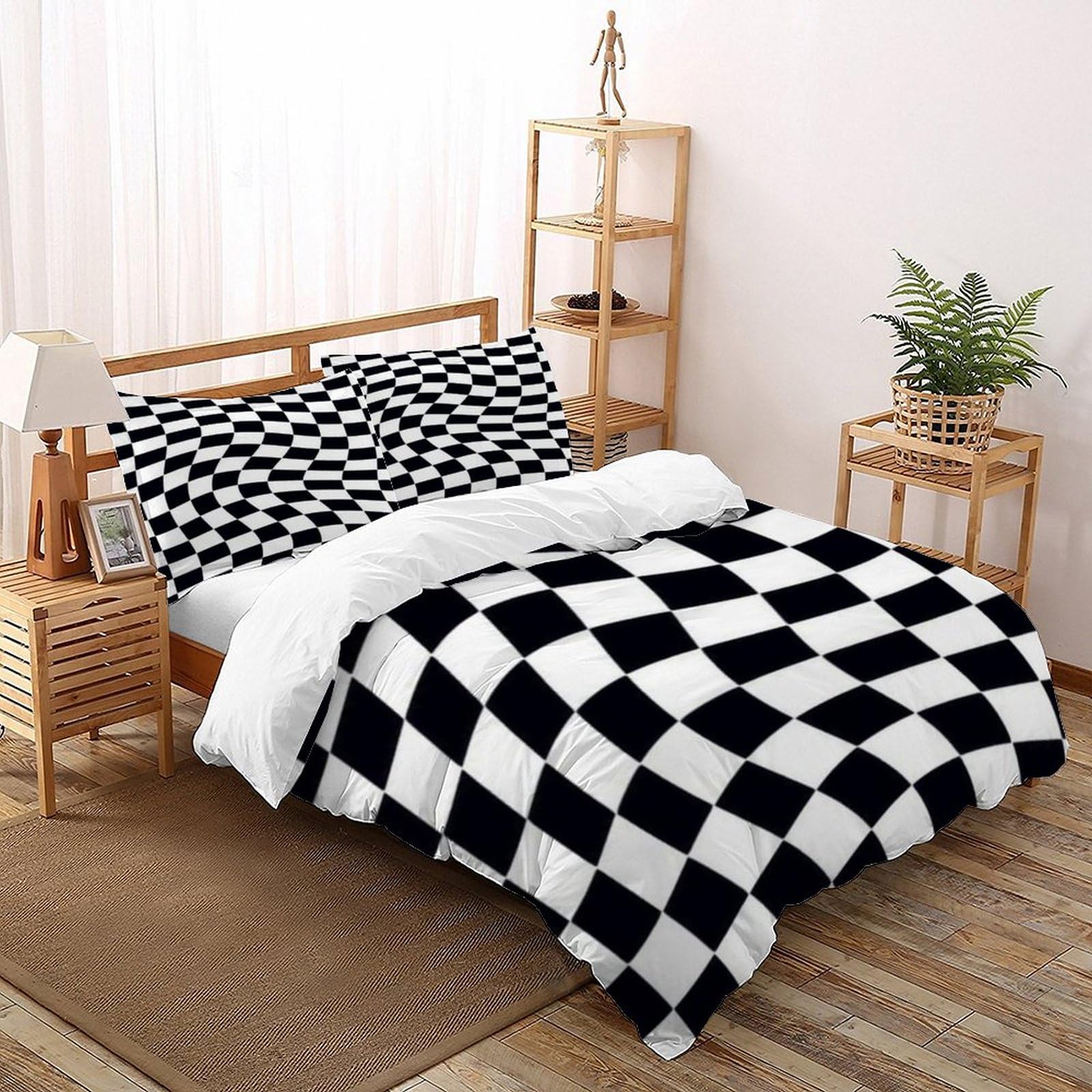 Housse de couette graffiti moderne pour chambre d'enfant et ado lit double
