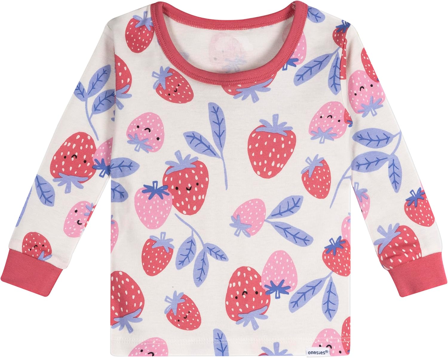 Onesies Brand Baby Girls' Snug Fit 4-piece Pajama Set - Image 2