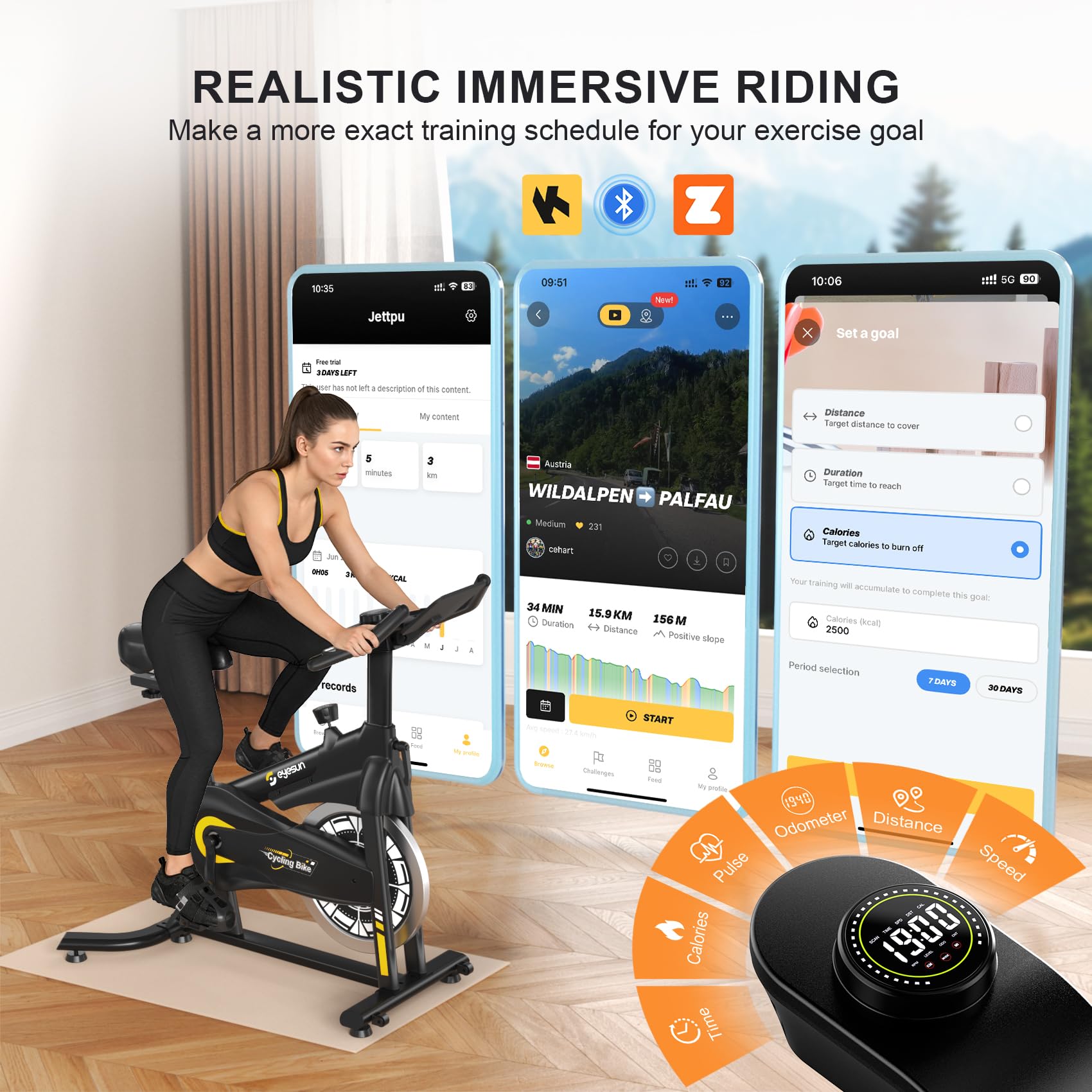 Exercise Bikes for Home,Indoor Cycling Bike with Adjustable Magnetic,Brake Pad Resistance Silent Belt Drive,330lbs Weight Capacity &Upgraded Version Seat for Home Cardio&Weight Loss