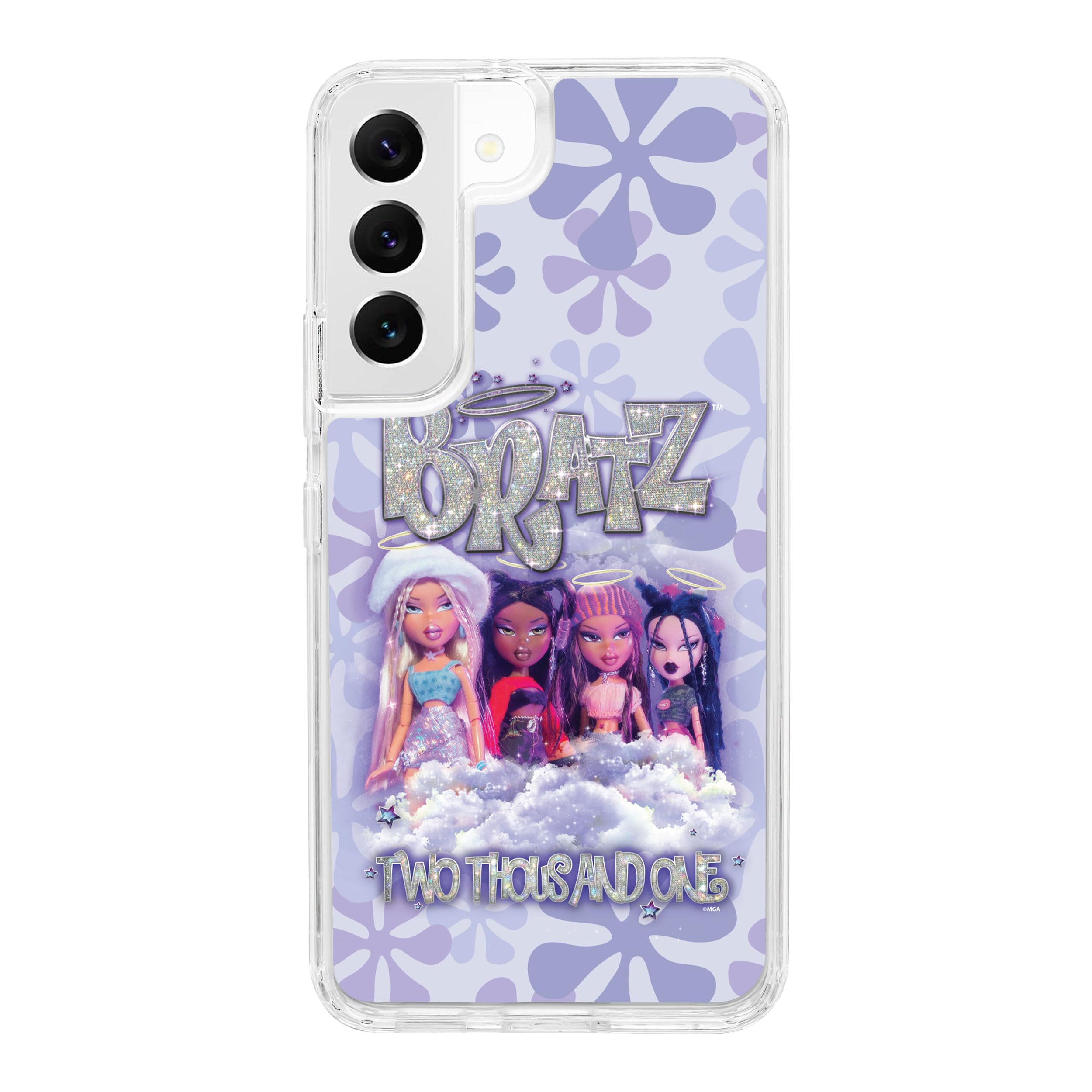 Affinity Bands X Bratz Classic HD Phone Case Compatible with Samsung Galaxy S22 (Flowers)