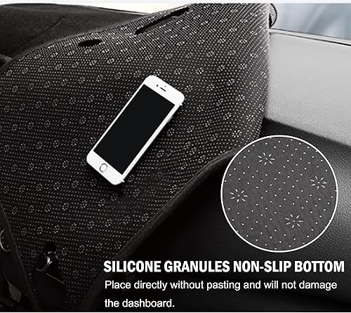 Miniatura 4 de SENSHINE Cubierta de tablero de instrumentos para Toyota Tacoma 2016-2022 2023, cubierta de consola central, protector de alfombra, protector solar,