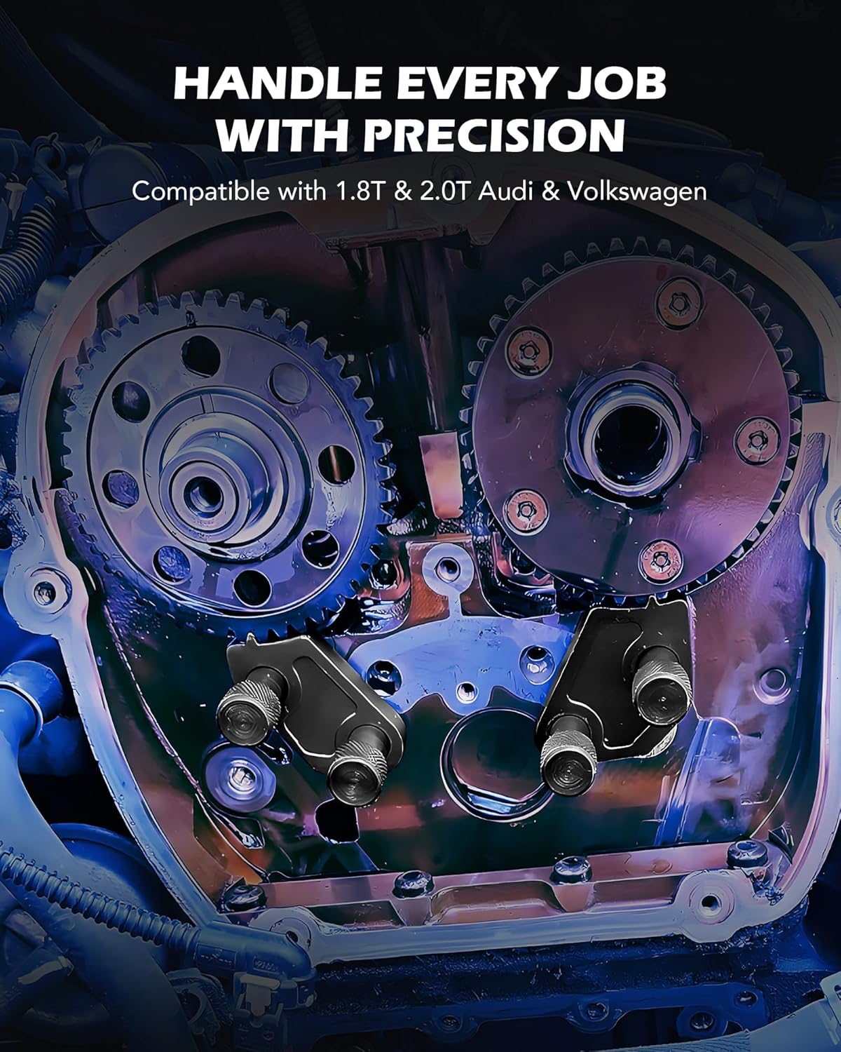 Orion Motor Tech Engine Timing Tool Set Compatible with Audi VW VAG 1.8 2.0 TSI/TFSI EA888 T10355 T10060A T10352 T10368 T40011 T40196 T40267 Camshaft Belt Drive Locking Alignment Timing Tool Kit