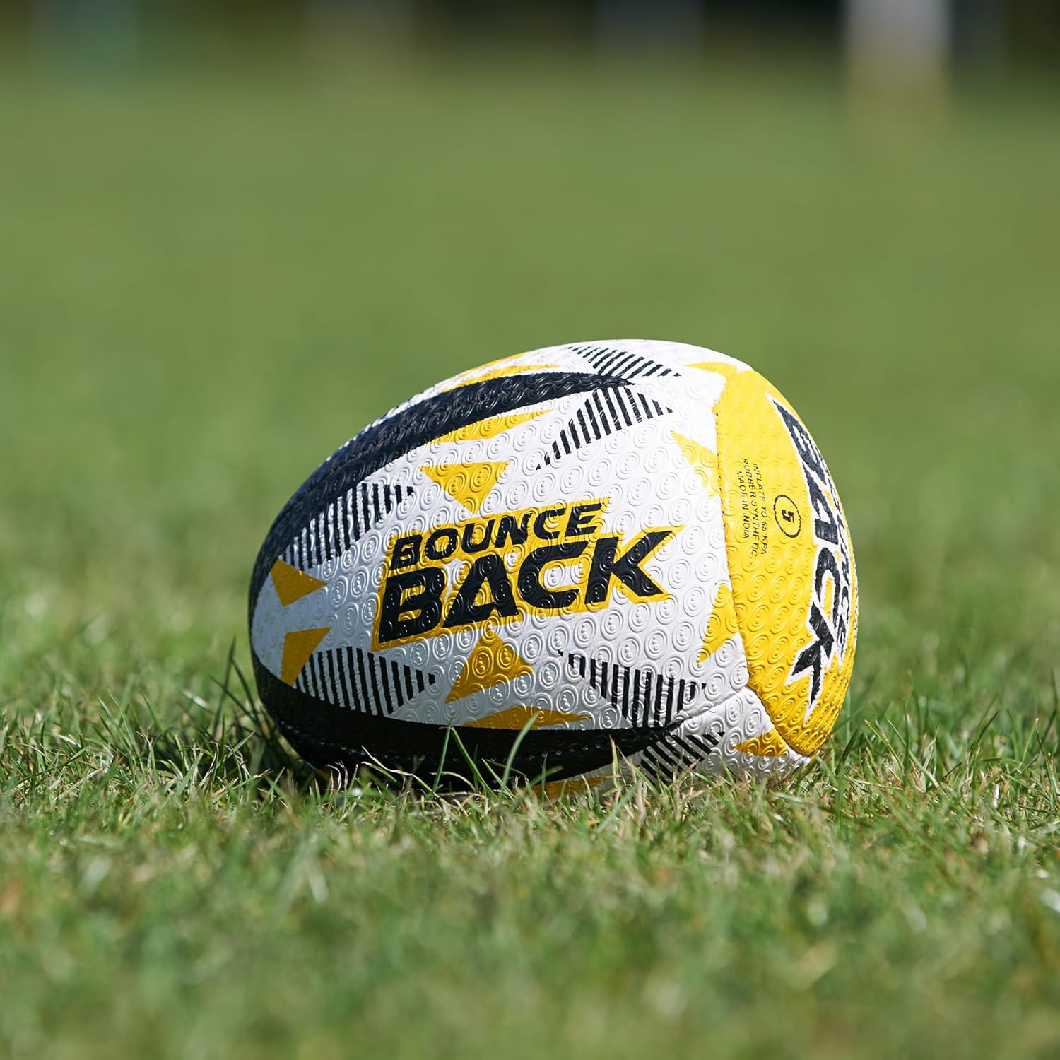 Optimum Rugby Bounce Back Solo Skills Ball - Balanced, Responsive, Accurate Handling & Kicking - Top-Performing Rebound Rugby Ball for Pro Training -...