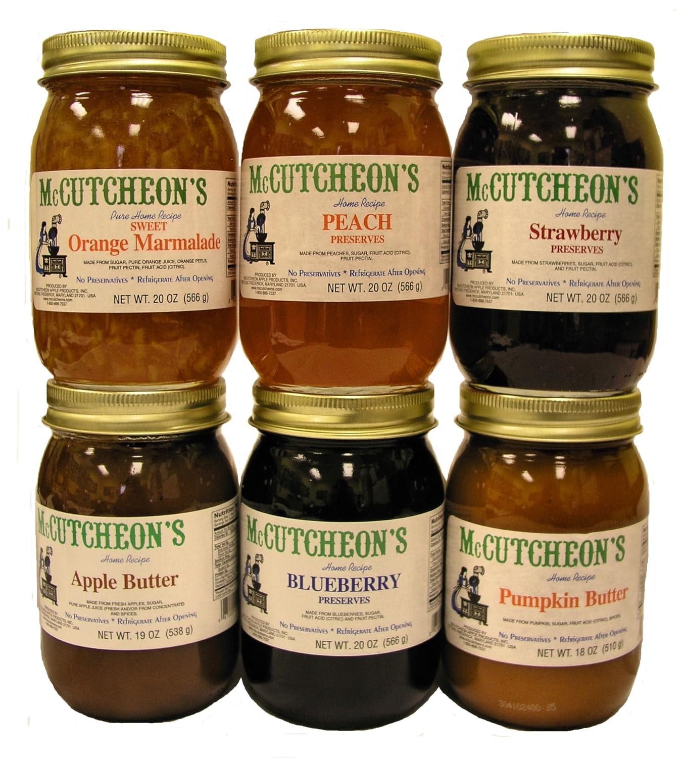 McCutcheon's Home Style Favorites Gift Pack Gourmet Jams