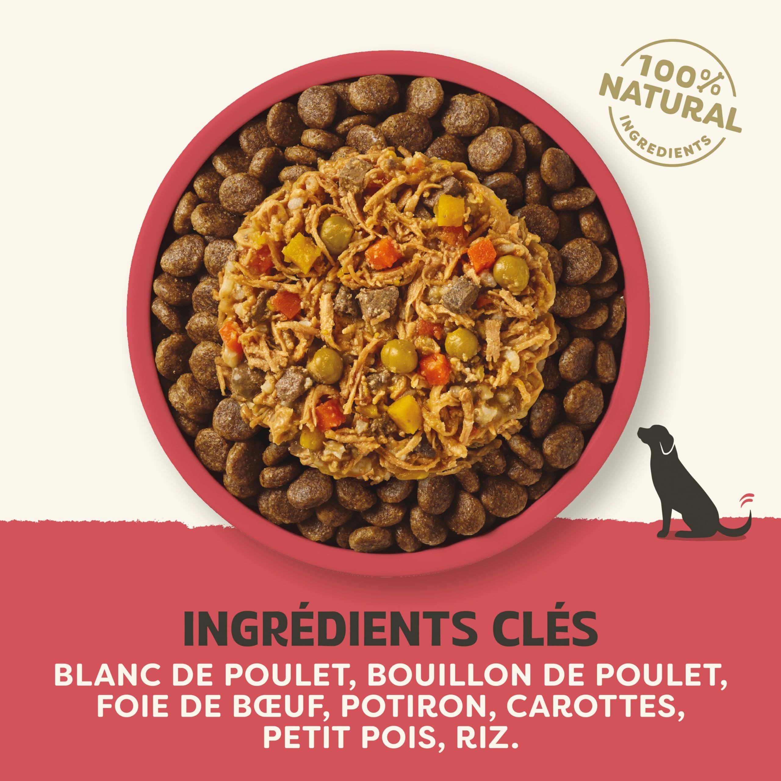 Applaws Nourriture Humide pour Chiens 100% Naturelle, Filet de Poulet au Foie de Boeuf en Bouillon Pour Chiens Adultes - Lot de 12 boîtes de 156 g