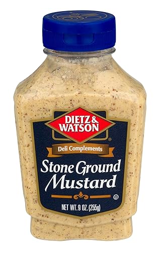 Dietz & Watson Mostaza molida de piedra, 9 oz