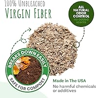 Vista 3 de Small Pet Select Ropa de cama de papel natural marrón, ropa de cama suave de animales con control de olores para conejillo de indias, conejo