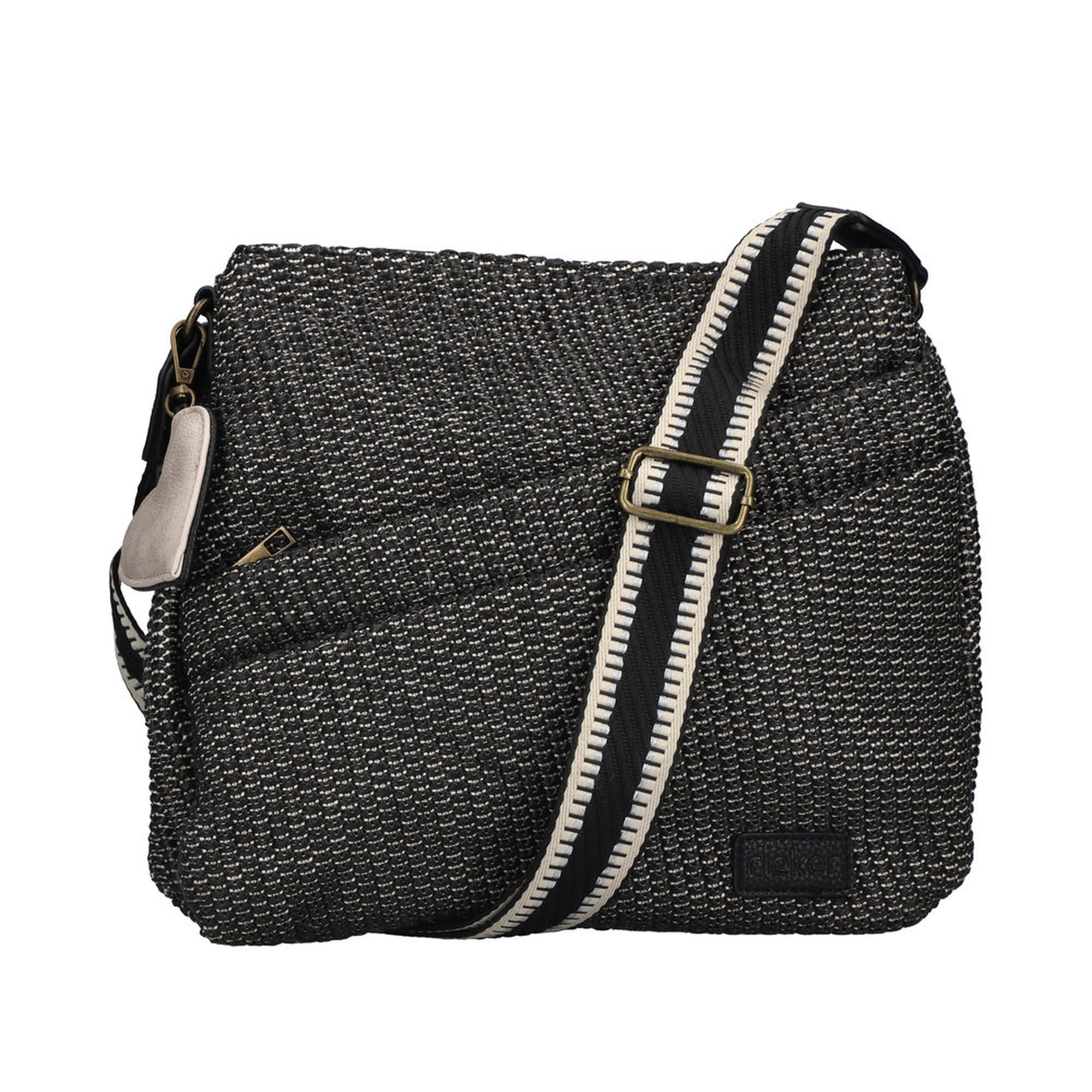 Rieker Women's H1004 Shoulder Bag, black, S