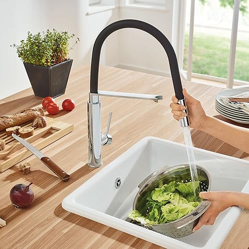 Miniatura 9 de GROHE 31492DC0 Concetto Semi-Pro Grifo de cocina con rociador extraíble Supersteel (acero inoxidable)