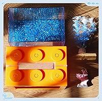 Vista 2 de Pequeño tanque de peces Betta, mini tanque apilable de pecera, kit de tanque de acuario rectangular de 3/5 galones con decoración de grava