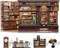 Vista 1 de CUTEBEE - Kit de rincón de libros - Juego de construcción DIY de casa en miniatura para adultos, estantería de casa en miniatura para libros