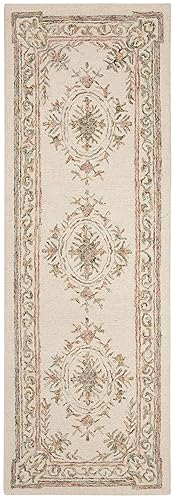 Micro-Loop Collection Runner Rug - 2'3" x 7', Ivory &