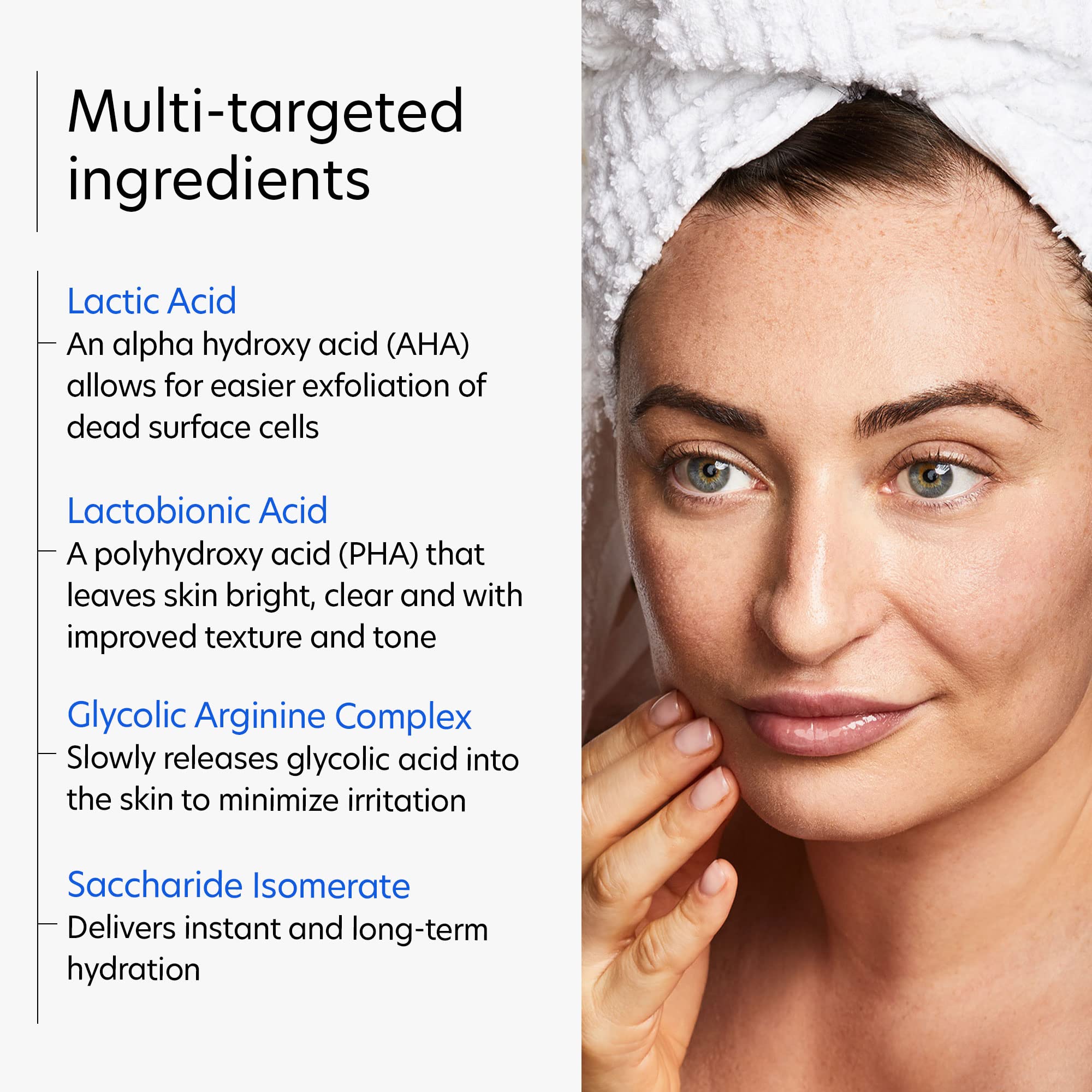 PCA SKIN Resurfacing Serum - Gentle Exfoliating Facial Corrective with Lactic & Glycolic Acid for Bright, Even Skin (1 fl oz)