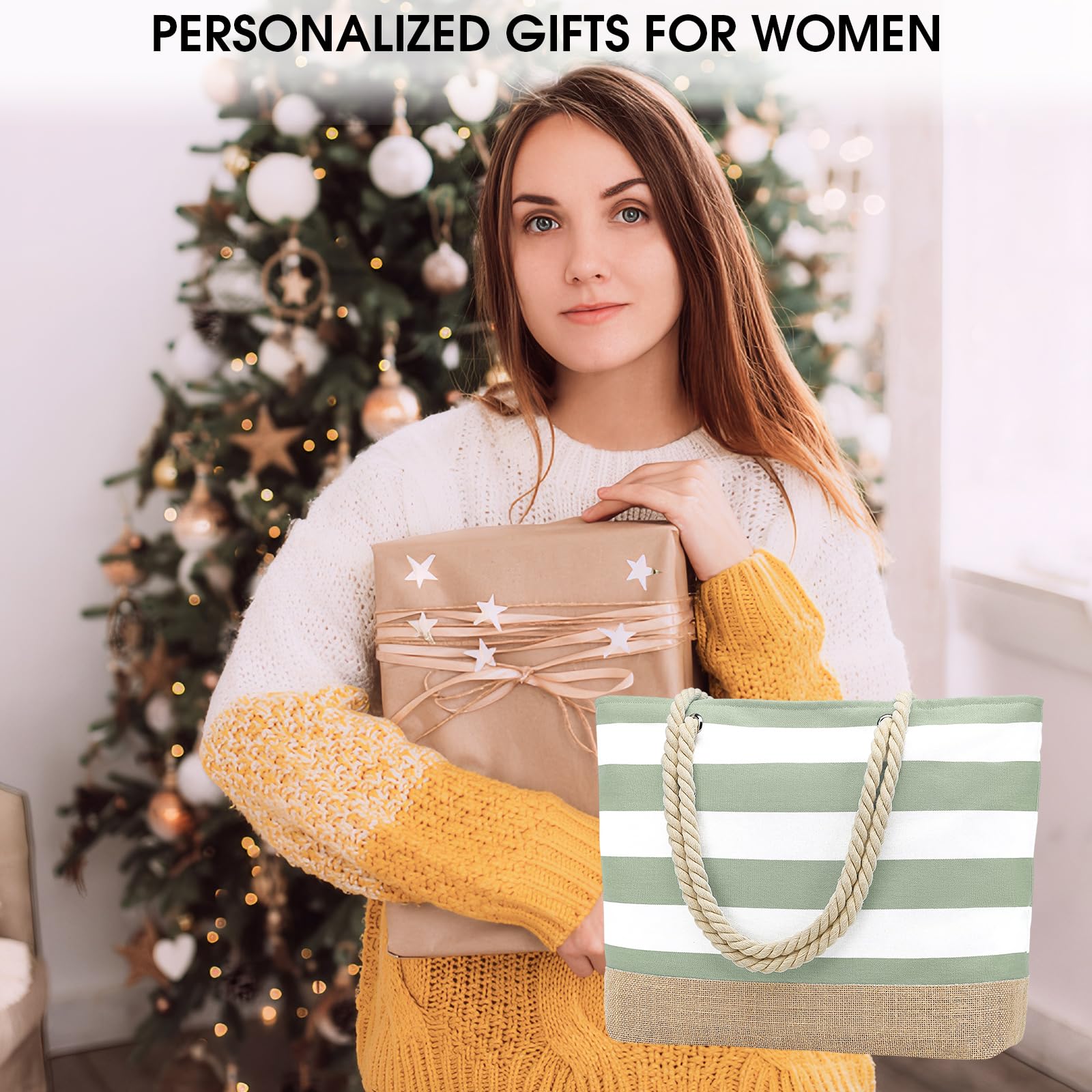 oscaurt Strandtasche XXL Familie Shopper Tasche Damen Badetasche Wasserdicht Umhängetasche Beach Tote Bag mit Reißverschluss Faltbare Reisetasche Sporttasche Travel Bag