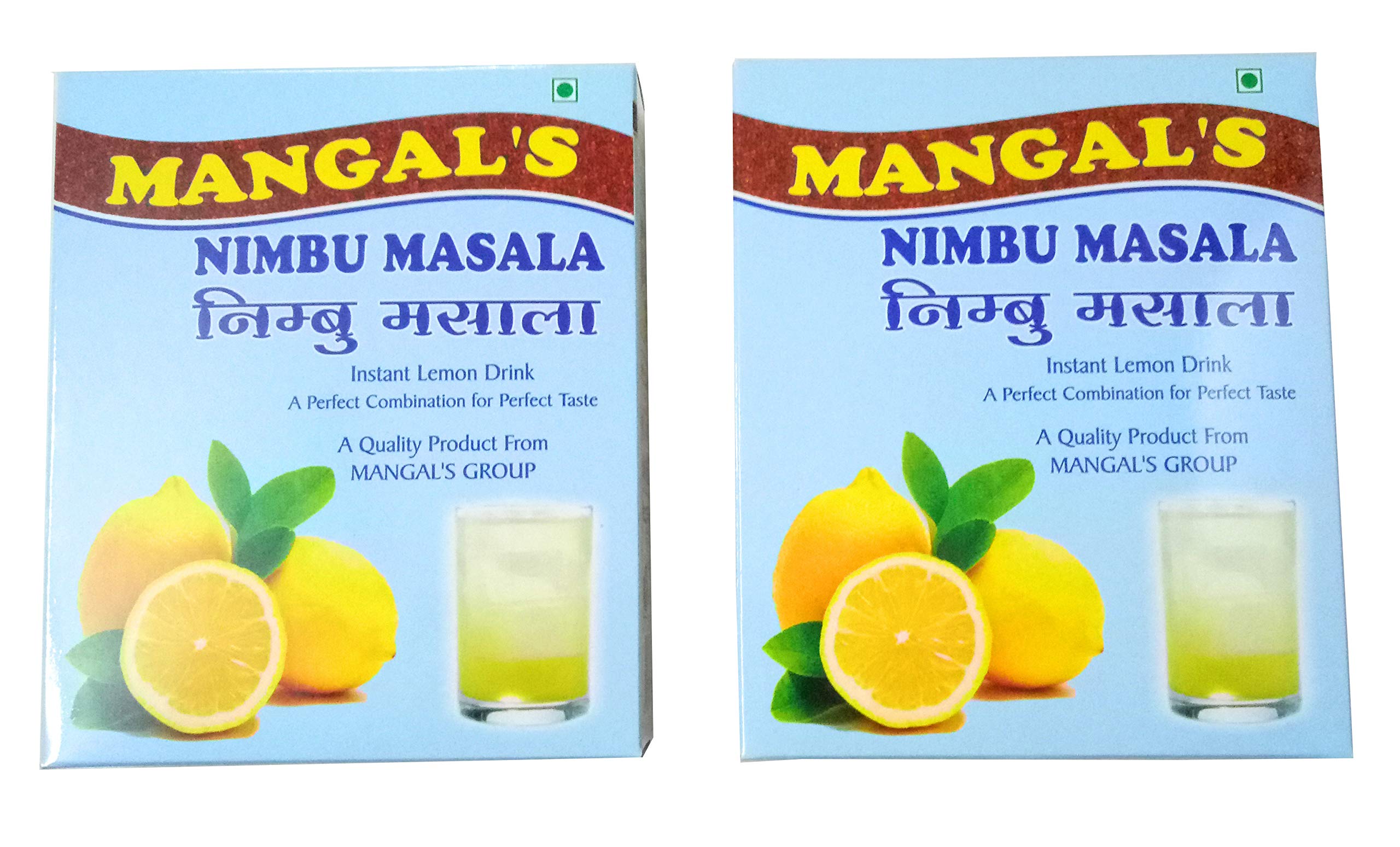 A.Mangals Nimbu Masala Powder- instant lemon drink Pack Of 2 (200g Each) plus get free Shreejal coconut water mix sachets worth 60/-